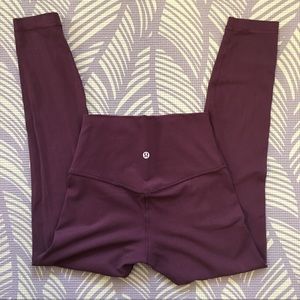 Lululemon Align 25” Size 4 Plum Shadow